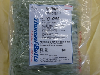 ＴＹＨ－２４Ｍ タイラップ 耐熱タイプ（淡青色） 結束バンド（淡青色